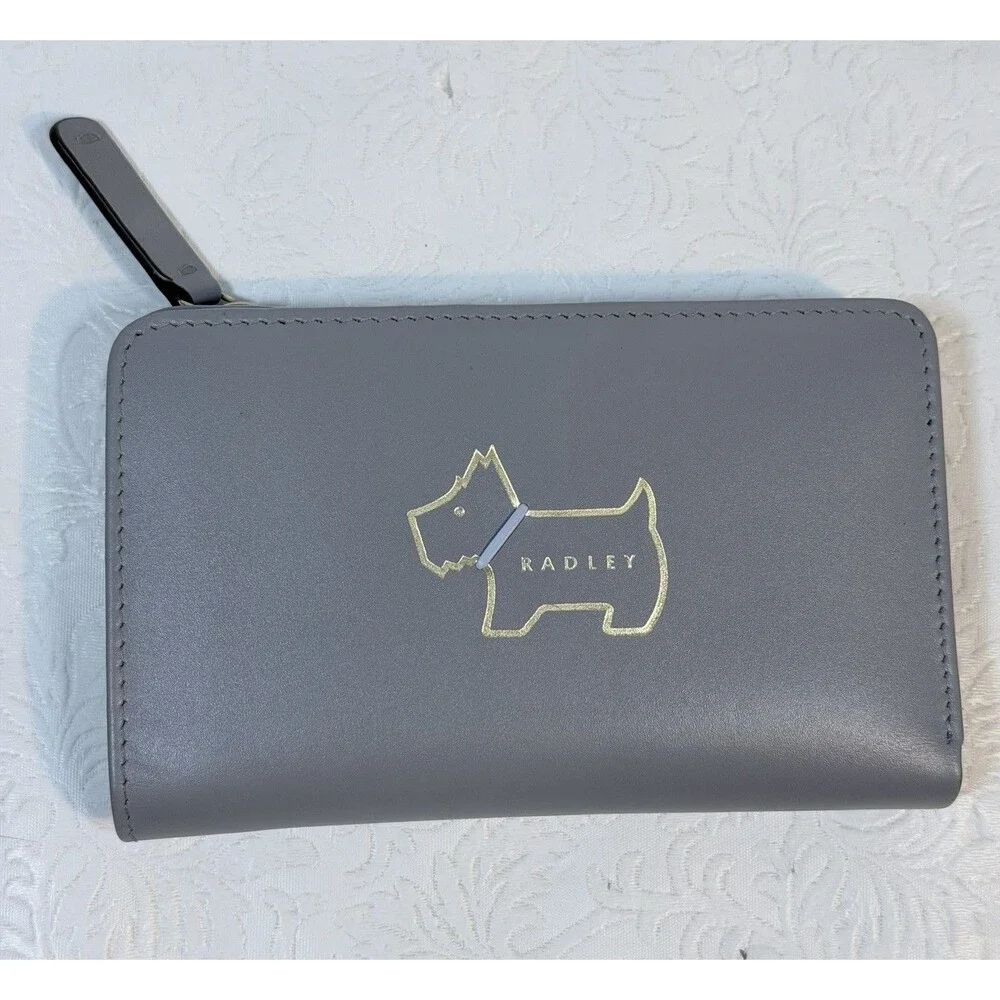 Radley London Heritage Gray Leather Wallet
